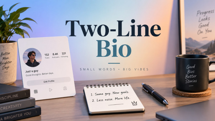 2-Line Bio for Instagram for Boys: Fresh Ideas + How to Write Your Own.