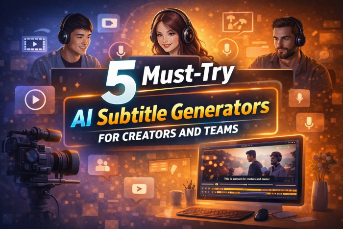 5 Must-Try AI Subtitle Generators for Creators and Teams