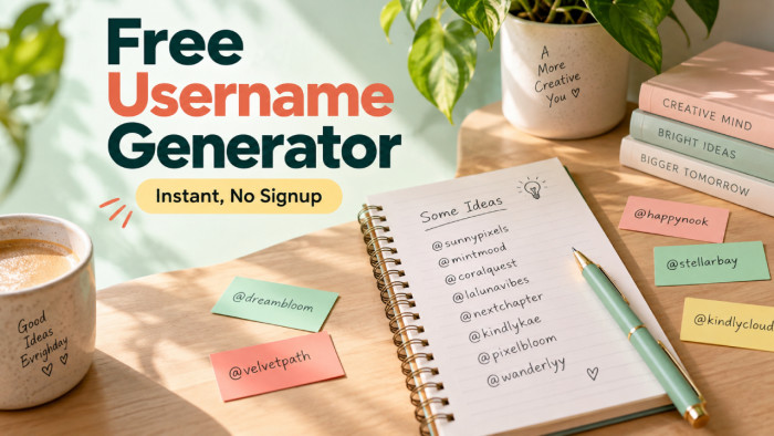7 Best Free Username Generators for Instant Ideas (No Signup)