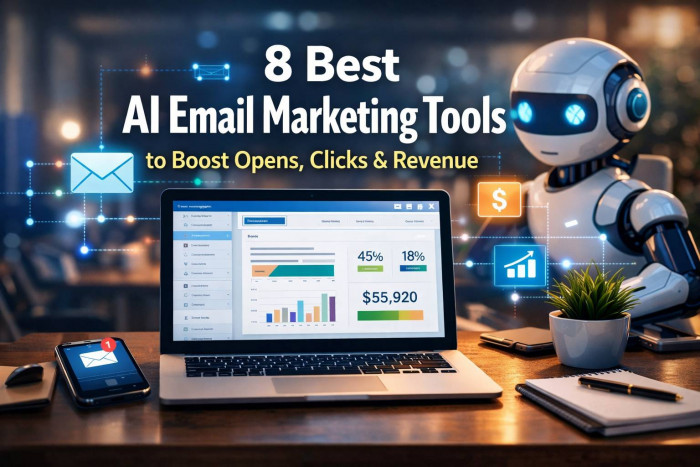 8 Best AI Email Marketing Tools in 2026 to Boost Opens, Clicks & Revenue