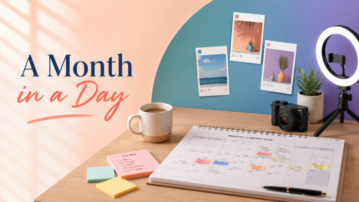 How to Batch a Month of Social Media Content in One Day