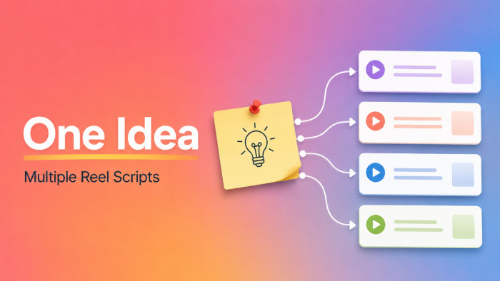 How to Turn One Idea Into Multiple Reel Scripts