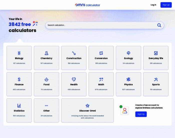 omnicalculator.com at WI. Omni Calculator