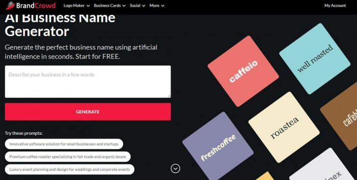 BrandCrowd Business Name Generator Reviews in 2026