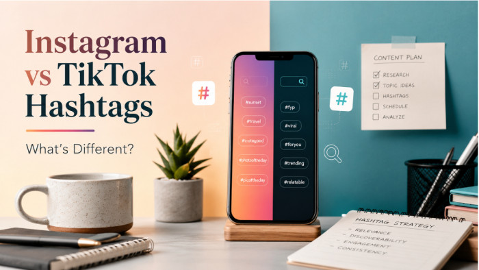 Instagram vs TikTok Hashtags: What’s Different?