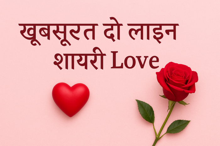 खूबसूरत दो लाइन शायरी Love