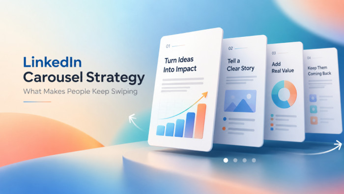 LinkedIn Carousel Strategy: What Makes People Keep Swiping