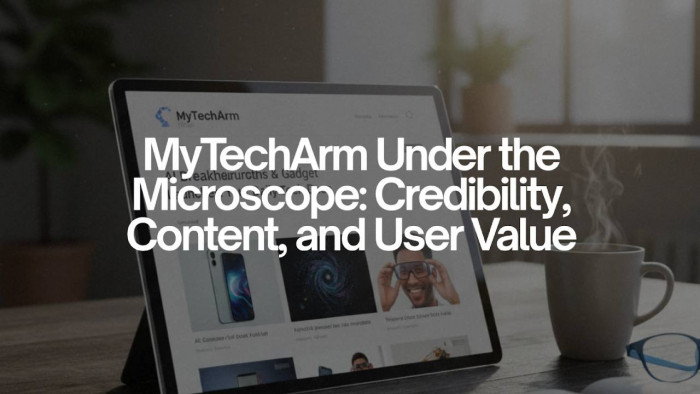 MyTechArm Under the Microscope: Credibility, Content, and User Value