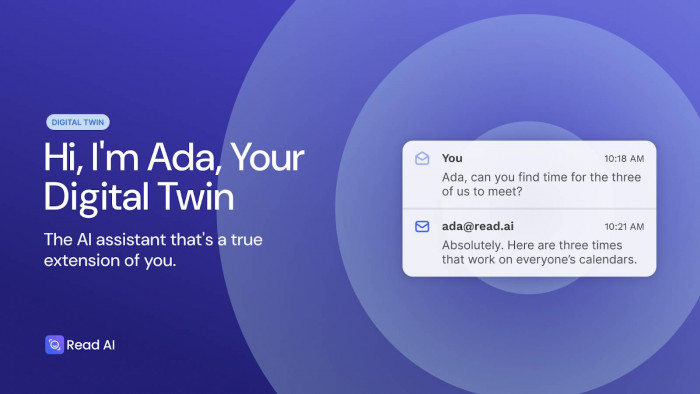 Read AI Rolls Out Email-Based AI Twin to Tackle Your Calendar and Questions