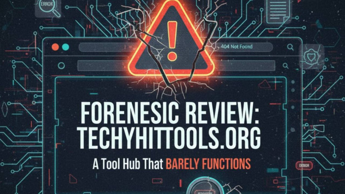 TechyHitTools.org: A Forensic Review of a Tool Hub That Barely Functions