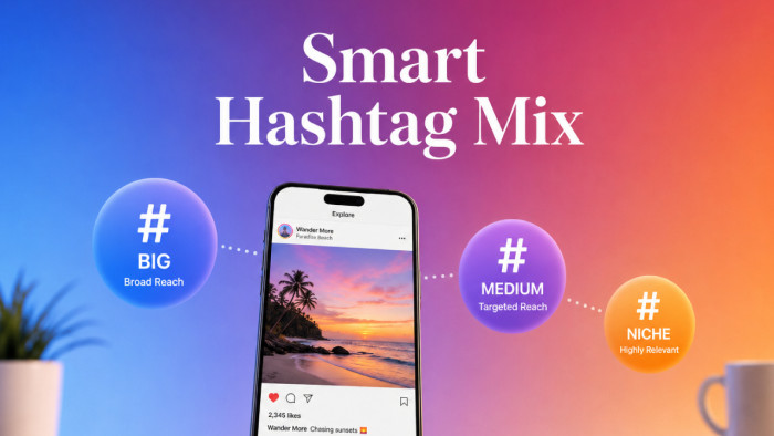 The Best Hashtag Mix: Big, Medium and Niche Tags Explained