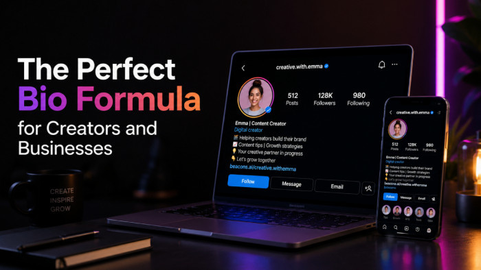 The Perfect Bio Formula for Creators & Businesses: 4 Lines That Win Followers and Customers