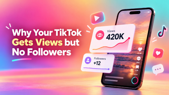 Why Your TikTok Gets Views but No Followers